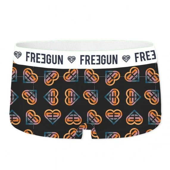 Set di 6 pantaloncini da ragazza fantasia (Boxer/Shorty) Freegun chez FrenchMarket