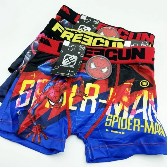 Lot de 3 Boxers Garçon Spider-Man (Lot boxers Garçon) Freegun chez FrenchMarket