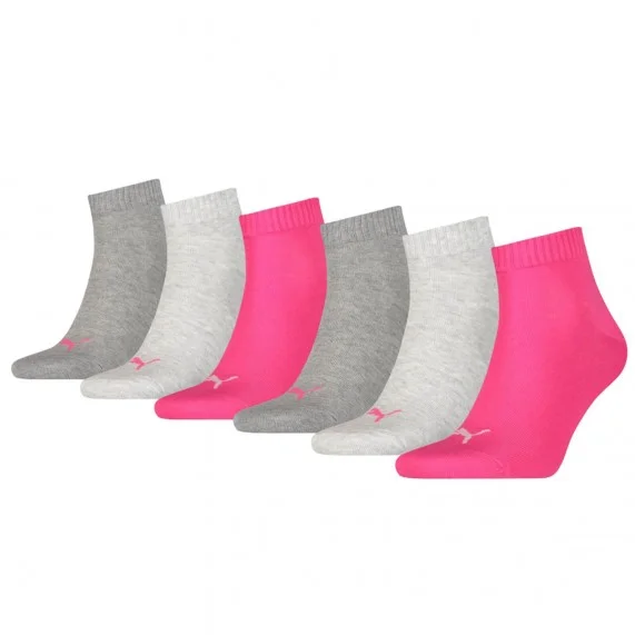 Set van 6 paar Quarter Socks (Sportsokken) PUMA chez FrenchMarket