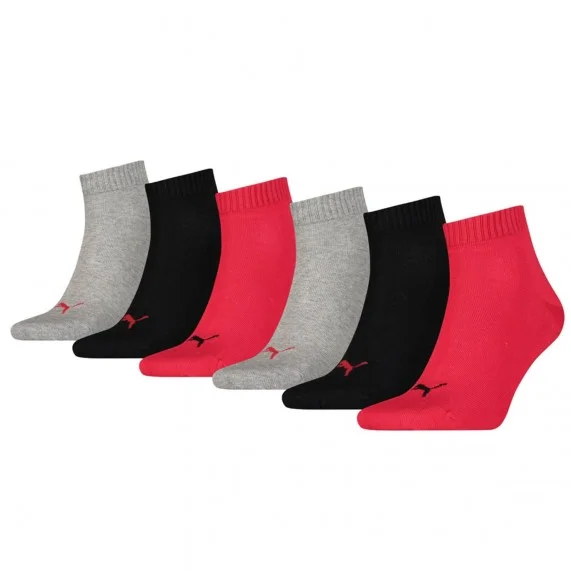 Set van 6 paar Quarter Socks (Sportsokken) PUMA chez FrenchMarket