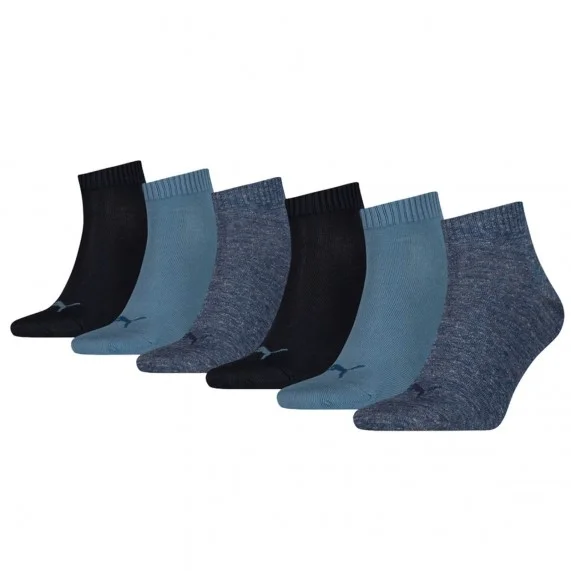 Paquete de 6 pares de calcetines de cuarto de hora (Calcetines deportivos) PUMA chez FrenchMarket