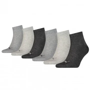 Set van 6 paar Quarter Socks (Sportsokken) PUMA chez FrenchMarket