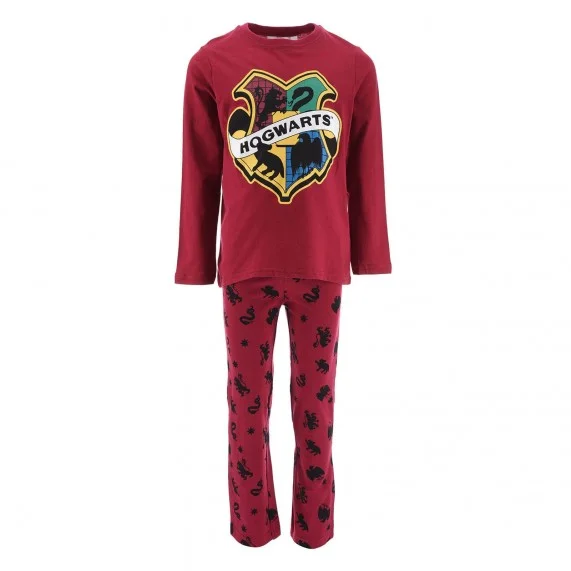 Langer Baumwoll-Pyjama für Jungen Harry Potter "Hogwarts School (Pyjama-Sets) French Market auf FrenchMarket