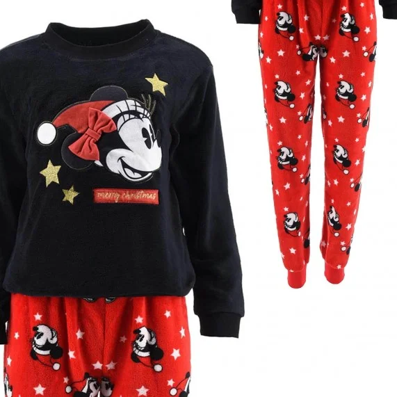 Minnie Mouse - Set pigiama da donna in pile "Buon Natale (Set di pigiami) French Market chez FrenchMarket