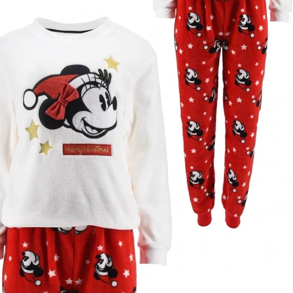 Minnie Mouse - Conjunto de pijama de mujer de vellón "Feliz Navidad (Conjuntos de pijama) French Market chez FrenchMarket