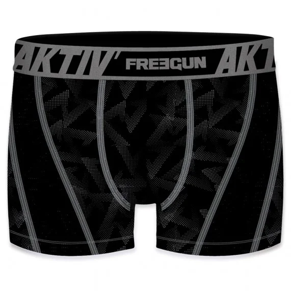 Set van 4 AKTIV Sport Boxers voor mannen "Lifestyle Edition (Herenboxershorts) Freegun chez FrenchMarket