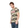 Von Dutch Heren t-shirt Bells Camouflage Logo Rood (T-shirts) Von Dutch chez FrenchMarket