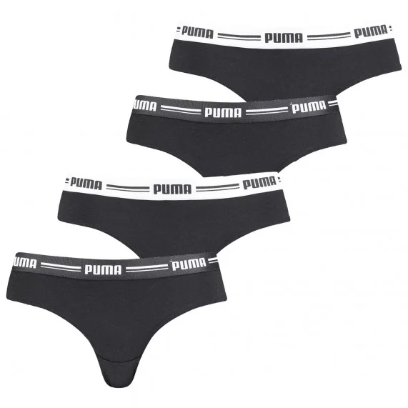 Pack of 4 Women's Brazilian Cotton Panties (Panties) PUMA on FrenchMarket