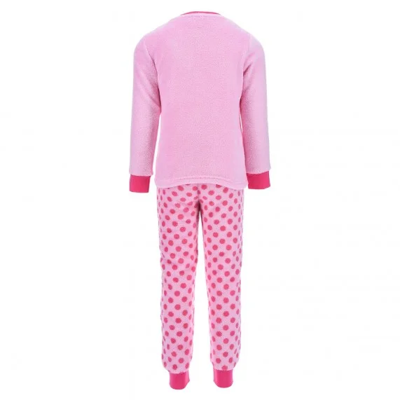 Girl's Minnie Mouse "Rainbow" Long Fleece Pyjama (Ensemble de Pyjama) French Market auf FrenchMarket