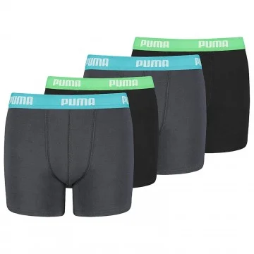 Pack de 4 bóxers de algodón BASIC para niño (Calzoncillos de niño) PUMA chez FrenchMarket