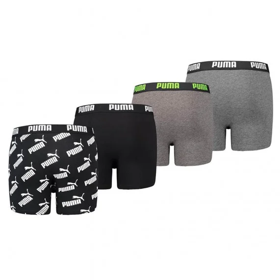 Confezione di 4 boxer Boys in cotone DOP (Boxer da ragazzo) PUMA chez FrenchMarket