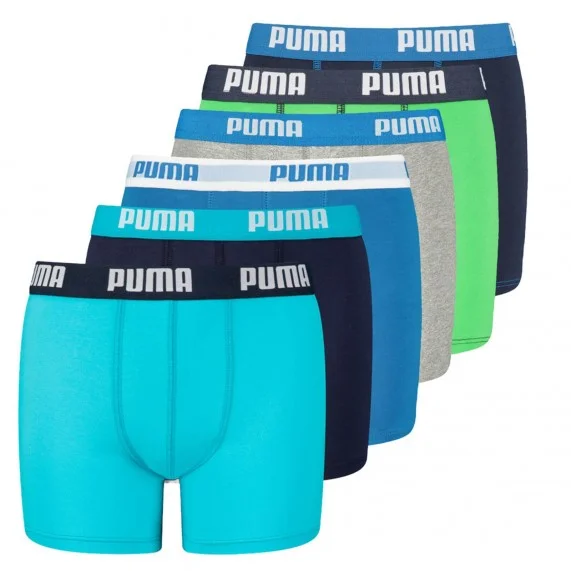 Pack de 6 Boxers Garçon Coton (Lot boxers Garçon) PUMA chez FrenchMarket