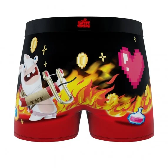 Boxershorts voor mannen Rabbids Valentijnsdag (Boksers) Freegun chez FrenchMarket