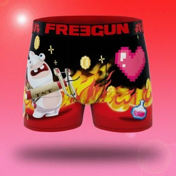 Boxershorts voor mannen Rabbids Valentijnsdag (Boksers) Freegun chez FrenchMarket