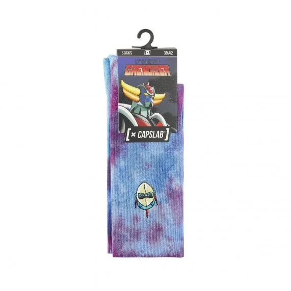 Calzini sportivi "Goldorak" "Grendizer" Tie & Dye (Sportivo) Capslab chez FrenchMarket