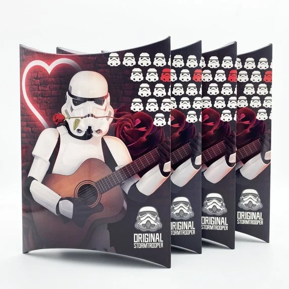 Juego de 4 bóxers Stormtrooper Valentine's para hombre (Calzoncillos para hombre) Freegun chez FrenchMarket