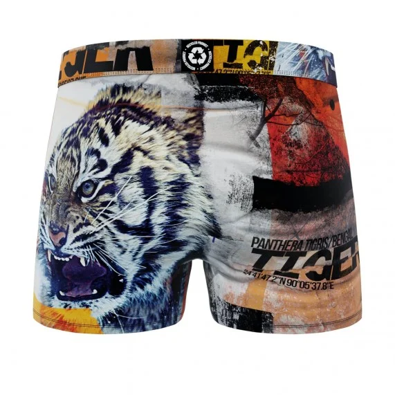 Boxer da uomo in microfibra riciclata con animali (Boxer) Freegun chez FrenchMarket