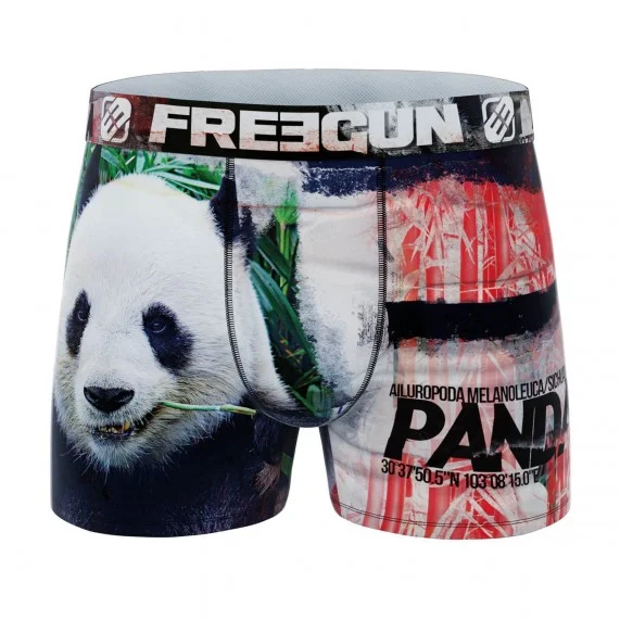 Boxer da uomo in microfibra riciclata con animali (Boxer) Freegun chez FrenchMarket