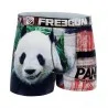 Boxer da uomo in microfibra riciclata con animali (Boxer) Freegun chez FrenchMarket