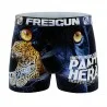 Boxer da uomo in microfibra riciclata con animali (Boxer) Freegun chez FrenchMarket