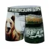 Boxer da uomo in microfibra riciclata con animali (Boxer) Freegun chez FrenchMarket