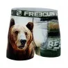 Boxer Homme Microfibre Recyclé "Animaux" (Boxers Homme) Freegun chez FrenchMarket