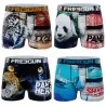 Pack di 4 boxer animali in microfibra riciclata per ragazzi (Boxer da ragazzo) Freegun chez FrenchMarket