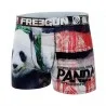 Pack di 4 boxer animali in microfibra riciclata per ragazzi (Boxer da ragazzo) Freegun chez FrenchMarket