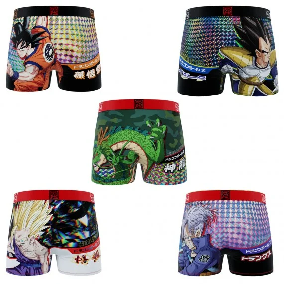 5er Pack Boxershorts Dragon Ball Z (Boxershorts für Männer) Freegun auf FrenchMarket