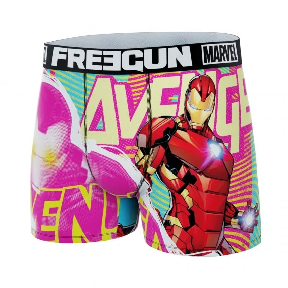 Boxer Marvel de Iron Man para hombre (Boxers) Freegun chez FrenchMarket