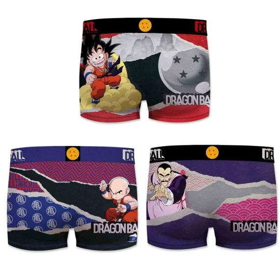 3er-Set Dragon Ball Boxershorts für Männer (Boxershorts für Männer) Freegun auf FrenchMarket