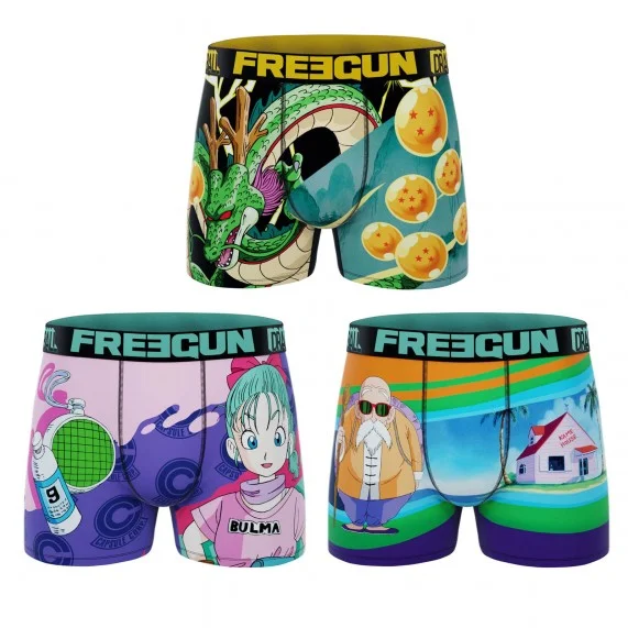 3er-Set Dragon Ball Boxershorts für Männer (Boxershorts für Männer) Freegun auf FrenchMarket