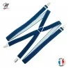 X-shaped suspenders with clips Fine or Large - Made in France (Suspenders) French Market on FrenchMarket