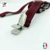 X-shaped suspenders with clips Fine or Large - Made in France (Suspenders) French Market on FrenchMarket