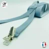 X-shaped suspenders with clips Fine or Large - Made in France (Suspenders) French Market on FrenchMarket