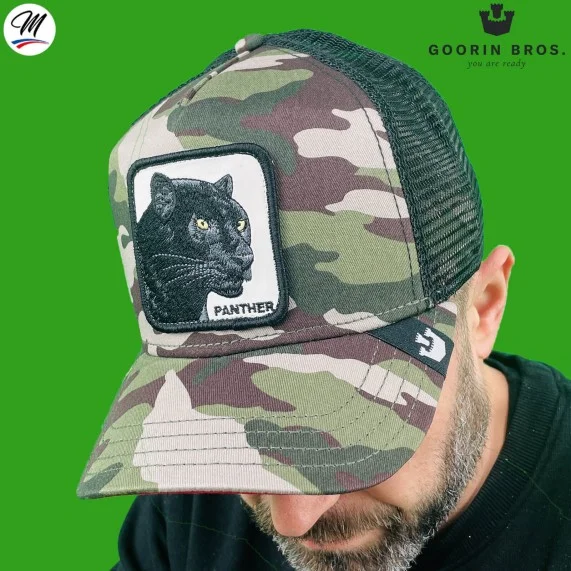 Casquette Trucker PANTHER - Panthère Noire (Casquettes) Goorin Bros chez FrenchMarket