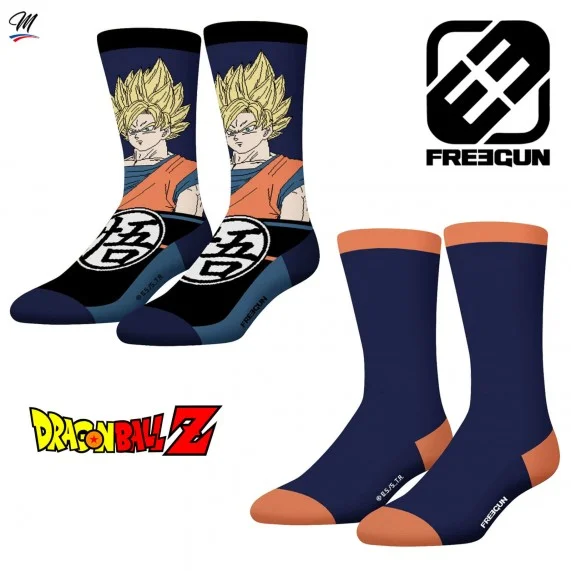 Juego de 2 pares de calcetines Dragon Ball Z para hombre (Calcetines de fantasía) Freegun chez FrenchMarket