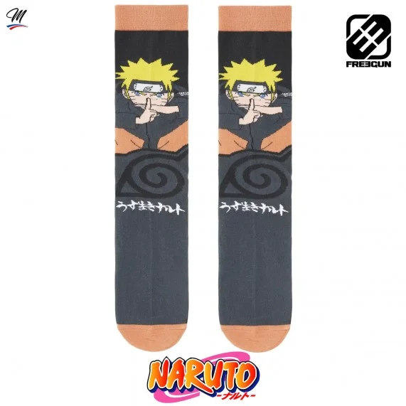 Lotto di 2 paia di calzini da uomo "Naruto (Fantasia) Freegun chez FrenchMarket