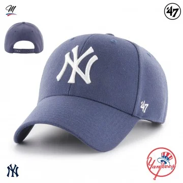 Casquette MLB New York Yankees MVP Snapback Bleu (Casquettes) '47 Brand chez FrenchMarket