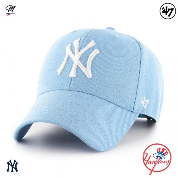 Casquette MLB New York Yankees MVP Snapback Bleu (Casquettes) '47 Brand chez FrenchMarket