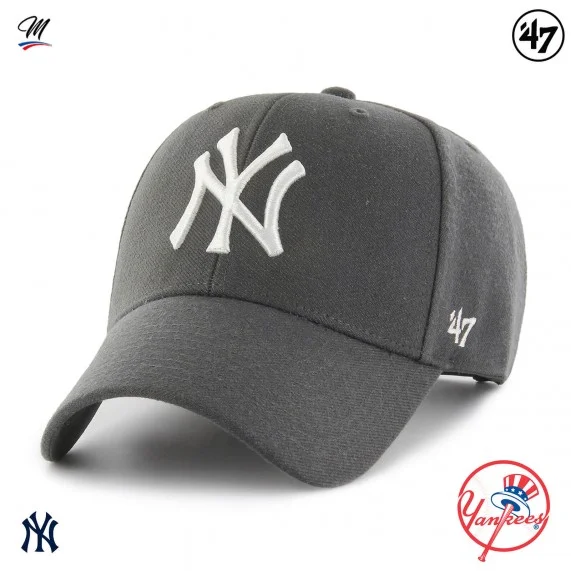 MLB New York Yankees MVP Snapback Cap Grau (Cap) '47 Brand auf FrenchMarket