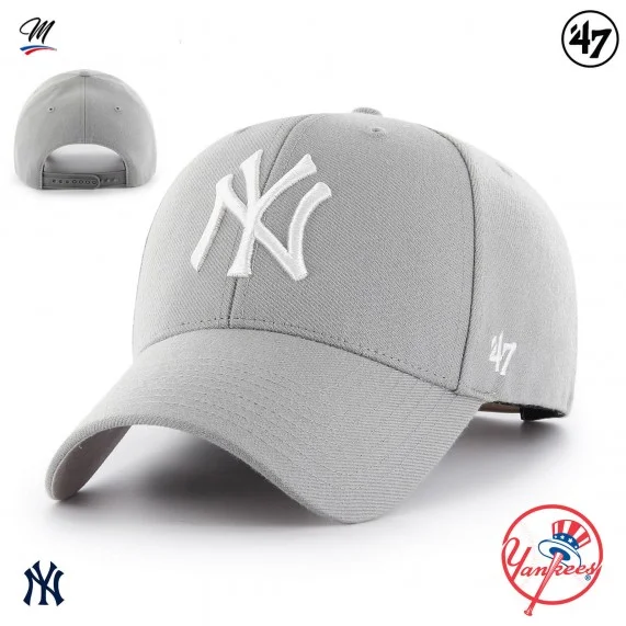 MLB New York Yankees MVP Snapback Cap Grigio (Cappellino) '47 Brand chez FrenchMarket