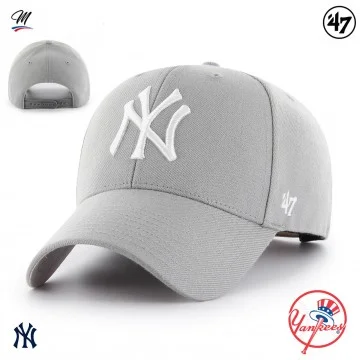 Casquette MLB New York Yankees MVP Snapback Gris (Casquettes) '47 Brand chez FrenchMarket