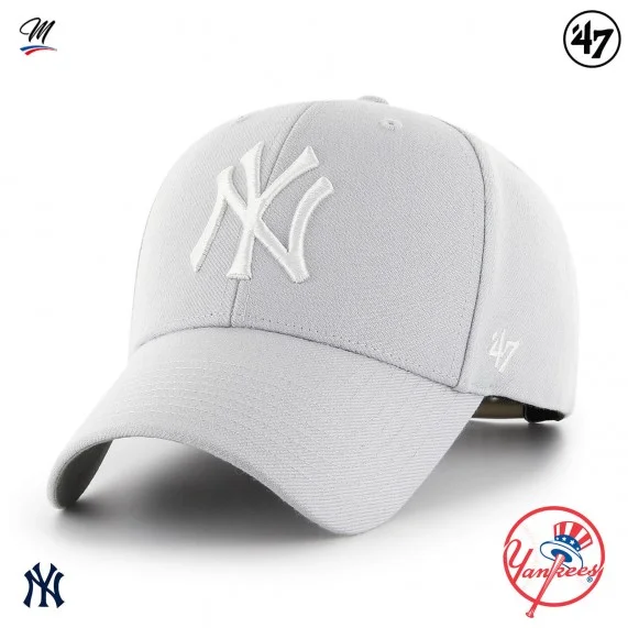 MLB New York Yankees MVP Snapback Cap Grigio (Cappellino) '47 Brand chez FrenchMarket