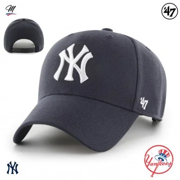 Casquette MLB New York Yankees MVP Snapback Bleu (Casquettes) '47 Brand chez FrenchMarket