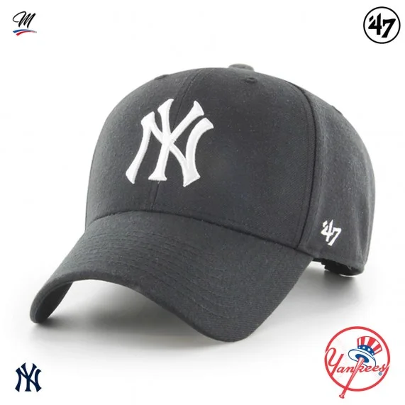 Casquette MLB New York Yankees MVP Snapback Noir (Casquettes) '47 Brand chez FrenchMarket