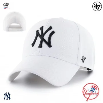 MLB New York Yankees MVP Snapback Cap Bianco (Cappellino) '47 Brand chez FrenchMarket