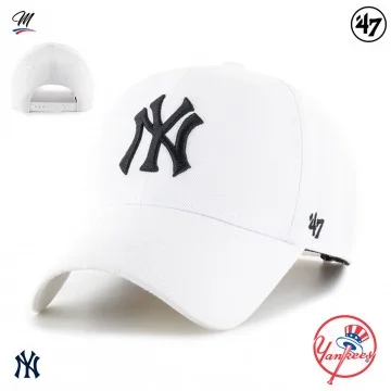 Casquette MLB New York Yankees MVP Snapback Blanc (Casquettes) '47 Brand chez FrenchMarket