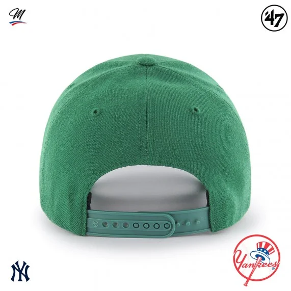 Casquette MLB New York Yankees MVP Snapback Vert (Casquettes) '47 Brand chez FrenchMarket