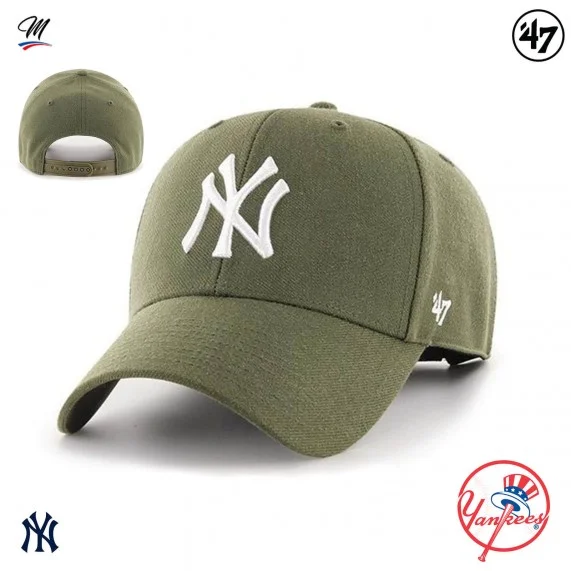 MLB New York Yankees MVP Snapback Cap Grün (Cap) '47 Brand auf FrenchMarket